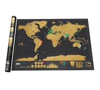 Carte à gratter scratch map édition deluxe Multicolore PAPIER A GRATTER