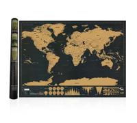 Carte à gratter - TD® - Grande Carte à gratter Or & Noir - 82,5 x 59,5 cm - Luxueuse - Décoration