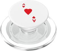 Carte à Jouer Ace of Hearts Costume PopSockets PopGrip pour MagSafe