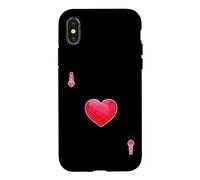 Carte à Jouer Ace of Hearts Skat Poker Coque pour iPhone X/XS