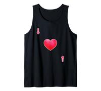 Carte à Jouer Ace of Hearts Skat Poker Débardeur