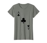 carte à jouer As de trèfle carnaval costume poker T-Shirt