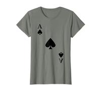 carte à jouer As pique carnaval costume poker T-Shirt