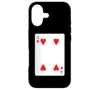 Carte à Jouer Four of Hearts Coque pour iPhone 17