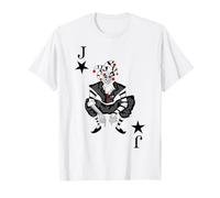 Carte à jouer joker rami carnaval costume imbécile T-Shirt