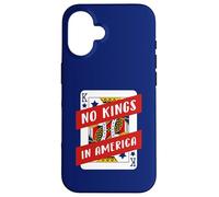 Carte à Jouer No Kings in America Pro-Democracy Patriotic Coque pour iPhone 16