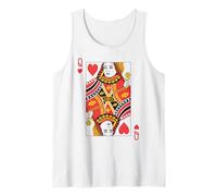 Carte à Jouer Queen of Hearts | Royal Flush Group Costume Débardeur