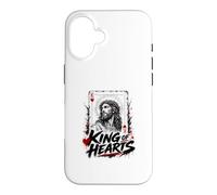 Carte à Jouer Roi des Cœurs Jésus Christ Coque pour iPhone 16
