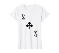 Carte à jouer trèfle dame reine carnaval costume Q T-Shirt