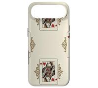 Carte à Jouer Vintage Queen of Hearts Repeat Art Coque pour iPhone Air