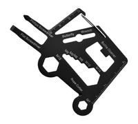 Carte à outils multifonction, carte de crédit de survie - Carte de survie pour outils multifonctions - Carte de crédit en acier inoxydable pour hommes et gadgets de survie