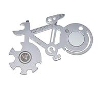 Carte à outils multifonctionnelle en acier inoxydable pour modélisation de vélo EDC Carte Outils Clé Tournevis Décapsuleur