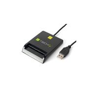 Techly I-CARD CAM-USB2TY2 lecteur de cartes à puce Intérieure USB USB Type-A Noir