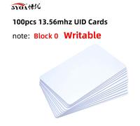 Carte à RFID pour système de contrôle d'accès,Dallas ressing S50 Classic,ISO14443A,1K Proximity Smart,100mm,13.56Mhz,0.8 pièces par lot - Type UID 13.56mhz #A