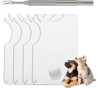 Carte À Tiques Avec Loupe, Lot De 4 Cartes À Tiques Pour Personnes, Facile À Transporter, Carte À Échelle À Tiques, Élimine Rapidement Les Tiques Des Animaux Ou Des Personnes