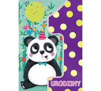 Carte A5 avec rabat Birthday Panda