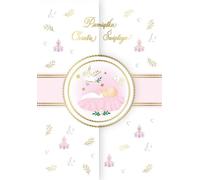 Carte A5 Enveloppe baptême rose