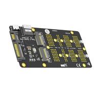 Carte adaptateur 2 en 1 NVMe vers SATA3 et SFF8654 pour un transfert de données rapide et une extension de stockage