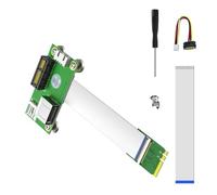 Carte Adaptateur de câble Ruban FPC pour connexions de Carte mère E avec Deux Cartes PCB, Zone de logement Compatible PCIe et matériel de pour Le Service e WiFi Slot Adaptateur PCIe Câble
