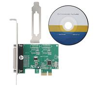 Carte Adaptateur de Port Parallèle PCI-E,Imprimante DB25 LPT à Port Parallèle vers Convertisseur PCI-E,Carte d'extension Parallèle LPT,pour Windows98SE/ME/2000/XP/Vista/Win7/Win8/Win10