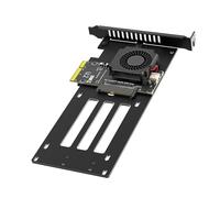 Carte adaptateur de refroidissement SSD U.2 avec interface PCIe, carte convertisseur SFF-8639 NVMe pour ordinateur de bureau, analyse de données, travail de stockage, extension de stockage interne,