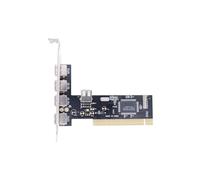Carte Adaptateur D'Extension PCI 5 PCI Vers USB 2.0 Carte PCI 480 Mbps Sans Pilote pour Ordinateur de Bureau