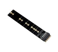 Carte adaptateur d'extension PCIE NVMe pour disque solide 2230-22110 Longueur PCIE4.0 Compatible Fast Data Transfer Rate Computer Storage Upgrade