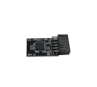 Carte adaptateur d'ordinateur pour port de connexion TPM2.0 SPI (12-1) broches renforce le module de sécurité