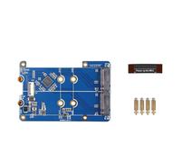 Carte adaptateur double SSD PCIe vers M.2 NVMe pour Pi5 Double 5