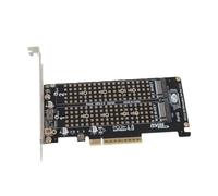 Carte Adaptateur Dual M.2 NVMe SSD vers PCIE(ph45)