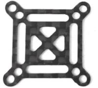 Carte Adaptateur en Fibre de Carbone ESC Compatible avec contrôleur de vol de Drone FPV, Compatible avec ESC 30X30 à 25X25 20X20 16X16 M3 M2, Couleur remplaçable 20X20(20X20)