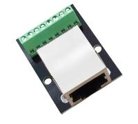 Carte adaptateur femelle RJ45 Rj45 pour carte réseau tournante 2,54 mm terminal de montage 8 broches
