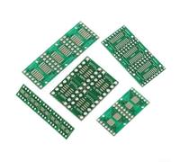 Carte adaptateur IC pour conversion SOP8-SOP28 vers DIP, pas de 0,65 mm/1,27 mm, prise PCB 12 x 12 mm, kit de 35 pièces (7 types, 5 de chaque), pour -to