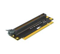 Carte adaptateur inversée PCIE 16X 90 degrés pour connexion d'ordinateur et durabilité d'extension PCB module PC carte d'extension