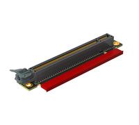 Carte adaptateur inversée PCIE 16X vers 16X 90 degrés pour connexion d'ordinateur 1U et module d'extension
