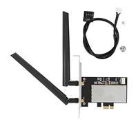 Carte Adaptateur NGFF M2 vers PCIE, Convertisseur Réseau sans Fil WiFi, Interface NGFF M2 vers PCIE 1X avec Connecteur USB 9Pin, Compatible avec AX200 9260 8265 1650A pour PC Burea