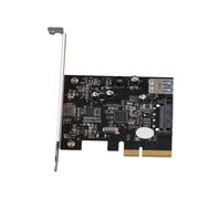 Carte Adaptateur PCI-E 4X Vers Carte D'Extension USB3.1 Adaptateur Arrière 10G Carte TYPE-C + TYPE-A Module ASM1142