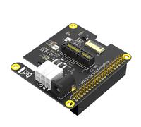 Carte adaptateur PCI-E Express 1x avec alimentation externe 12 V pour