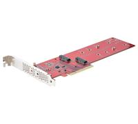 Carte Adaptateur PCI-Express M.2 SSD - DUAL-M2-PCIE-CARD-B