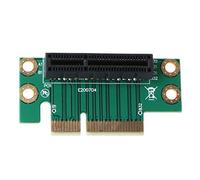 Carte adaptateur PCI Express PCI-E 4X convertisseur 90 degrés pour châssis de serveur 1U/2U répartiteur ordinateur câble d'extension lecteur convertisseur câble de base boîtier de transmission