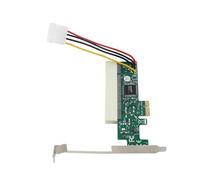 Carte Adaptateur PCI Express vers PCI Haute Vitesse ASM1083 PCIe X1 vers Carte Riser 32 Bits avec signalisation 2,5 GHz pour la Mise à Niveau des appareils hérités