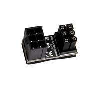 Carte adaptateur PCIe 8 broches à angles de 180 degrés pour câblage de carte graphique de bureau optimisé pour carte graphique de bureau