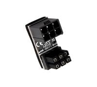 Carte adaptateur PCIe 8 broches à angles de 180 degrés pour câblage de carte graphique de bureau optimisé pour carte graphique de bureau