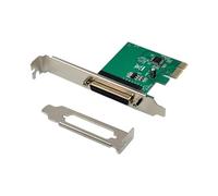 Carte adaptateur PCIe à port parallèle PCIE vers DB25 pour imprimantes techniques commerciales utilisant un port parallèle