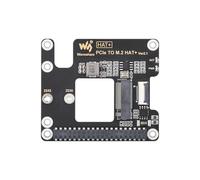 Carte adaptateur PCIe vers M2 pour Raspberry Pi 5, carte d'extension SSD NVMe Protocole avec câble de connexion 16 broches pour disques durs M2 2230 2242, prend en charge Gen2 Gen3 et Boot à partir du