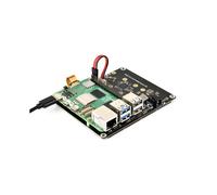 Carte Adaptateur PCIe Vers SSD NVMe M.2 4 Canaux pour Raspberry Pi 5, Compatible avec les Disques Durs M.2 2280/2260/2242/2230 pour PI5