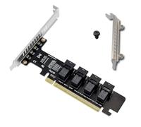 Carte adaptateur PCIE vers U.2, PCIE X16 vers 4 ports U.2 NVME SFF-8643 SFF-8639 Carte d'extension