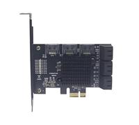 Carte adaptateur PCIExpress 1X 4X avec 9 ports de débit de données de 6 Gbit/s et fonction d'extension PCIe interne remplaçable à chaud