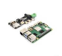 Carte adaptateur pour Raspberry Pi 5, PCIe vers M.2 SSD avec double sortie 4K, prend en charge les SSD NVMe compatible avec les modes Gen3 Boot à partir de la capacité SSD (HD)