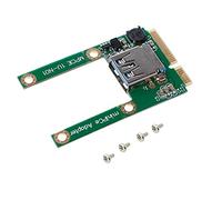 Carte adaptateur Q15 Mini PCI-E vers USB 2.0 - Carte d'extension PCI Express pour port USB, compacte, stable, installation facile pour PC, systèmes embarqués, projets de bricolage